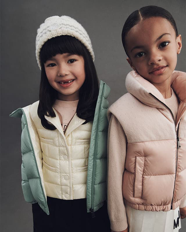 children wearing winter jackets