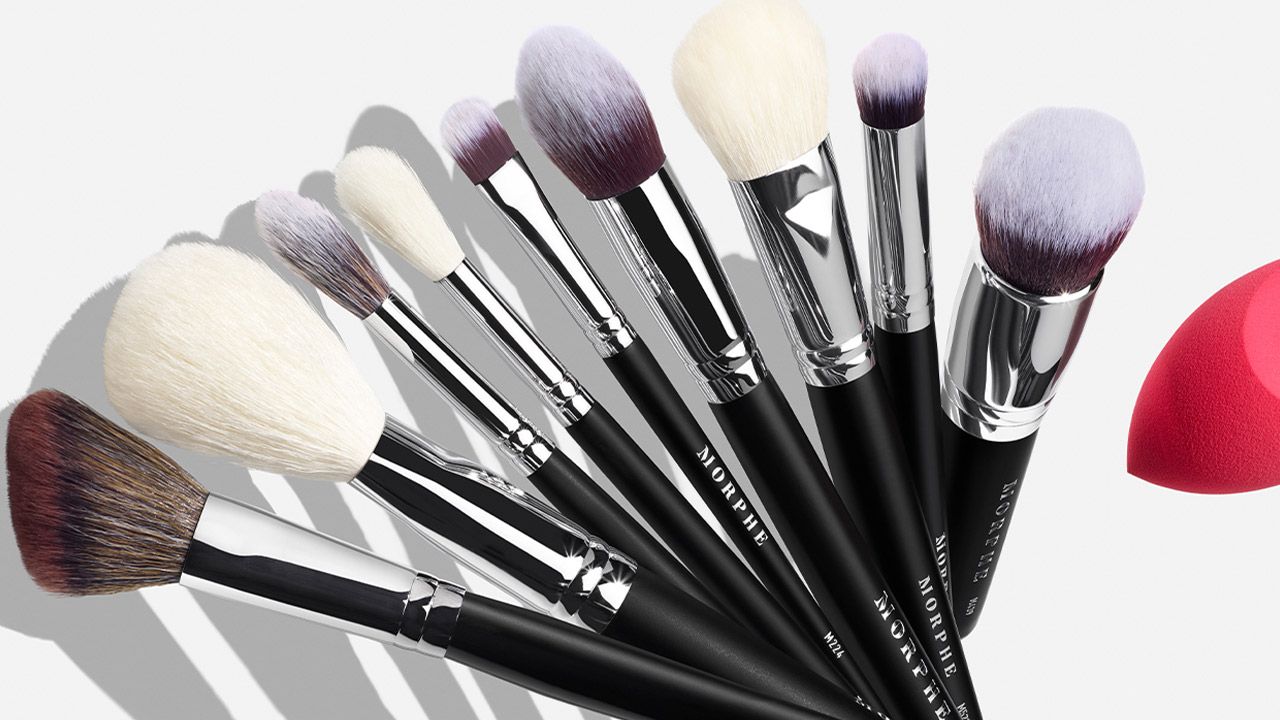 Morphe Rose Away 6-Piece Travel Brush Set