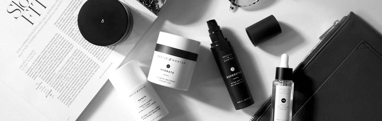 Pestle and Morter Daily Skincare Routine