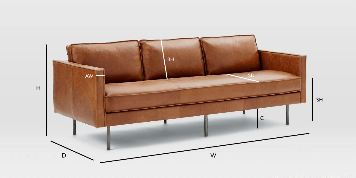 Sofa Measuring Guide Arnotts