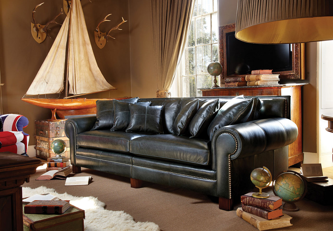 Arnotts leather store sofas