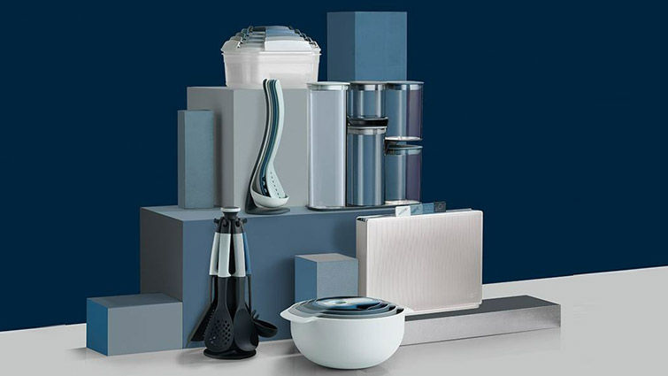 Buy Blue & White Bathroom Accessories for Home & Kitchen by Joseph